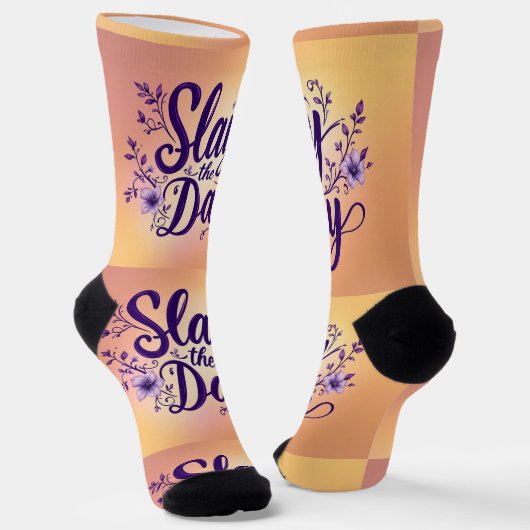 Bright Socks Motiverende Kunst 0043973 Sokken (Gebogen)
