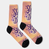 Bright Socks Motiverende Kunst 0043973 Sokken (Rechts)