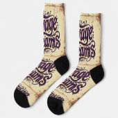 Bright Socks Motiverende Kunst 0043985 Sokken (Links)
