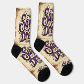 Bright Socks Motiverende Kunst 0043985 Sokken (Rechts)