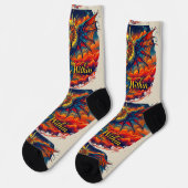 Bright Socks Motiverende Kunst 0043987 Sokken (Links)