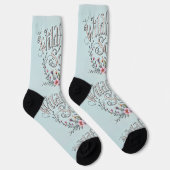 Bright Socks Motiverende Kunst 0043988 Sokken (Rechts)