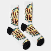Bright Socks Motiverende Kunst 0043990 Sokken (Rechts)