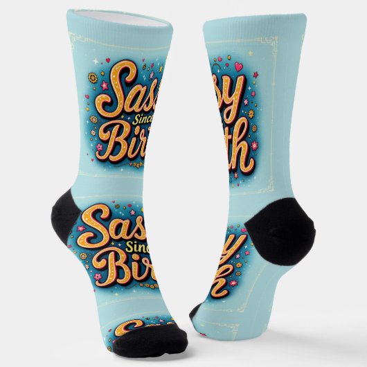Bright Socks Motiverende Kunst 0043994 Sokken (Gebogen)