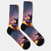 Bright Socks Picture Art 0038489 Sokken (Rechts)