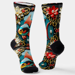 Bright Socks Picture Art 0038514 Sokken