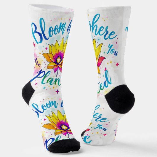 Bright Socks RANDOPIX Art Socks 0039470 Sokken (Gebogen)