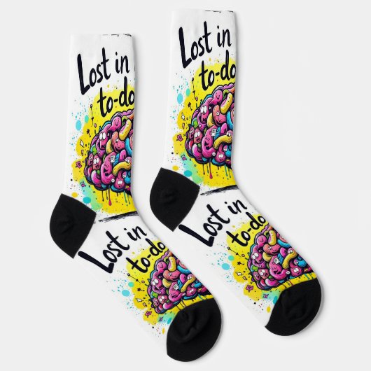 Bright Socks RANDOPIX Art Socks 0039478 Sokken (Rechts)