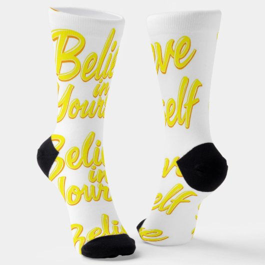 Bright Socks RANDOPIX Believe In Yourself 0039493 Sokken (Gebogen)
