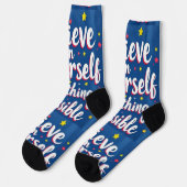 Bright Socks RANDOPIX Believe In Yourself 0039498 Sokken (Links)