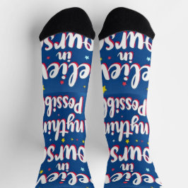 Bright Socks RANDOPIX Believe In Yourself 0039498 Sokken