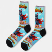 Bright Socks RANDOPIX Donut Defender Cat 0039515 Sokken (Links)