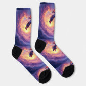 Bright Socks RANDOPIX Dragon In Clouds 0039520 Sokken (Rechts)