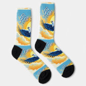 Bright Socks RANDOPIX Eagle Rise Above 0039495 Sokken (Rechts)