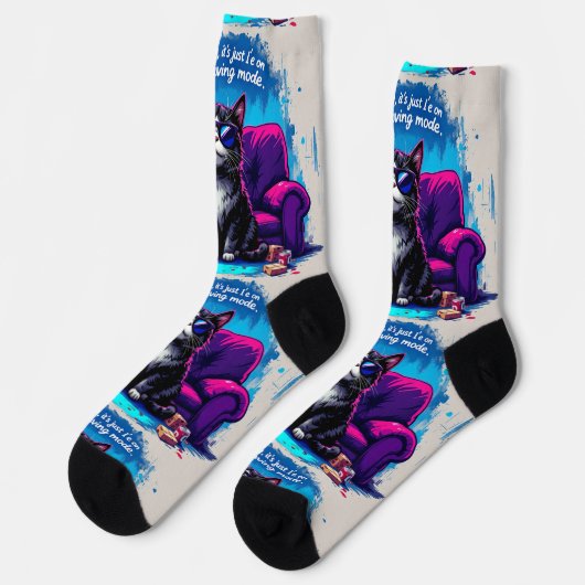 Bright Socks RANDOPIX Energy Saving Cat 0039523 Sokken (Links)