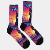 Bright Socks RANDOPIX Feline Like A Boss 0039511 Sokken (Rechts)