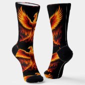 Bright Socks RANDOPIX Fire Phoenix 0039517 Sokken (Gebogen)