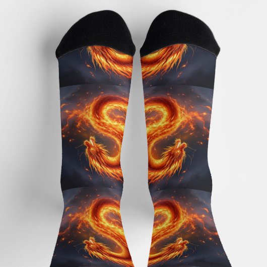 Bright Socks RANDOPIX Fire Serpent 0039505 Sokken (Top)