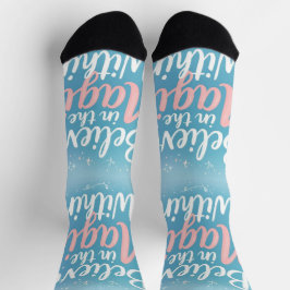 Bright Socks RANDOPIX Geloof in Magie Binnen 00394 Sokken