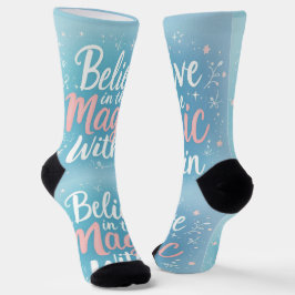 Bright Socks RANDOPIX Geloof in Magie Binnen 00394 Sokken