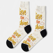 Bright Socks RANDOPIX Geloof In Zonneschijn 003949 Sokken (Links)