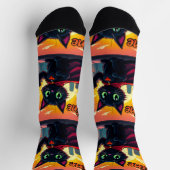 Bright Socks RANDOPIX Kunst Sokken Feline 0039500 (Top)