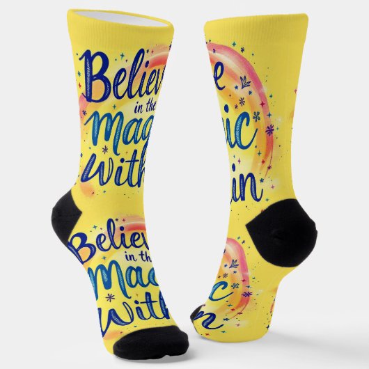 Bright Socks RANDOPIX Kunstsokken 0039477 Sokken (Gebogen)