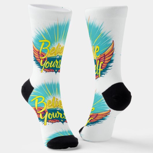 Bright Socks RANDOPIX Kunstsokken 0039482 Sokken (Gebogen)