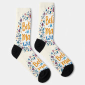 Bright Socks RANDOPIX Kunstsokken 0039486 Sokken (Rechts)