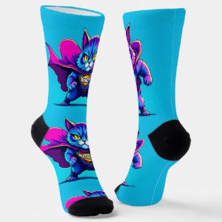 Bright Socks RANDOPIX Mewowzer Super Cat 0039514 Sokken