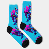 Bright Socks RANDOPIX Mewowzer Super Cat 0039514 Sokken (Rechts)