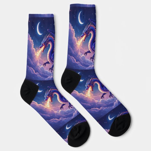 Bright Socks RANDOPIX Moon Dragon 0039525 Sokken (Rechts)