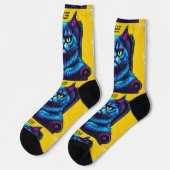 Bright Socks RANDOPIX Oordeelt Je 0039504 Sokken (Links)