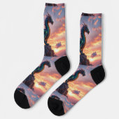 Bright Socks RANDOPIX Rustende Draak 0039519 Sokken (Links)