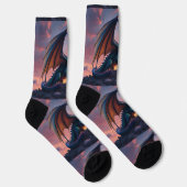 Bright Socks RANDOPIX Rustende Draak 0039519 Sokken (Rechts)