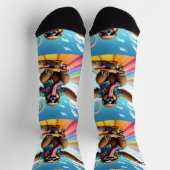 Bright Socks RANDOPIX Skateboard Sloth 0039512 Sokken (Top)