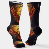 Bright Socks Rise Above The Ashes 0044079 Sokken (Gebogen)