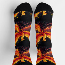 Bright Socks Rock Fire Bird Socks 0040764 Sokken