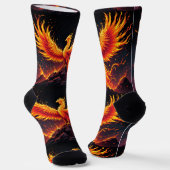 Bright Socks Rock Fire Bird Socks 0040764 Sokken (Gebogen)