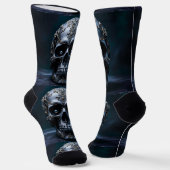 Bright Socks Skull Pics 0037641 Sokken (Gebogen)
