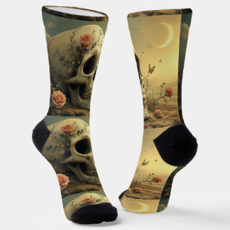 Bright Socks Skull Pics 0037642 Sokken