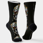 Bright Socks Skull Pics 0037645 Sokken (Gebogen)