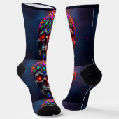 Bright Socks Skull Pics 0037646 Sokken (Gebogen)