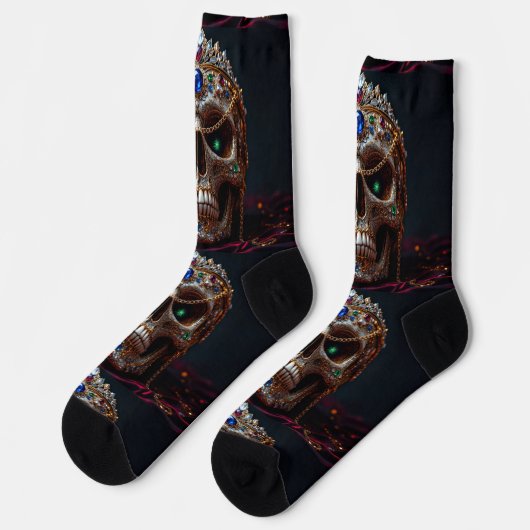 Bright Socks Skull Pics 0037650 Sokken (Links)