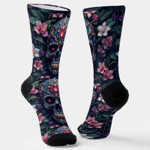 Bright Socks Skull Pics 0037652 Sokken