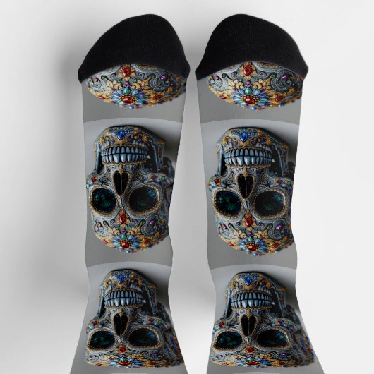 Bright Socks Skull Pics 0037655 Sokken (Top)