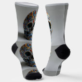 Bright Socks Skull Pics 0037655 Sokken (Gebogen)