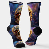 Bright Socks Skull Pics 0037657 Sokken (Gebogen)