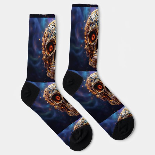 Bright Socks Skull Pics 0037657 Sokken (Rechts)