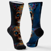 Bright Socks Skull Pics 0037658 Sokken (Gebogen)